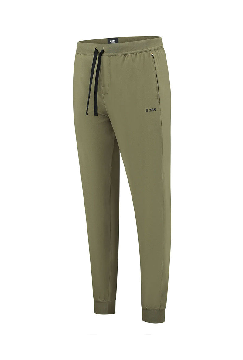 Front image of Mix and match pants in khaki, by brand Boss
