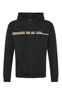 Front image of the Authentic jacket in black, by brand Boss