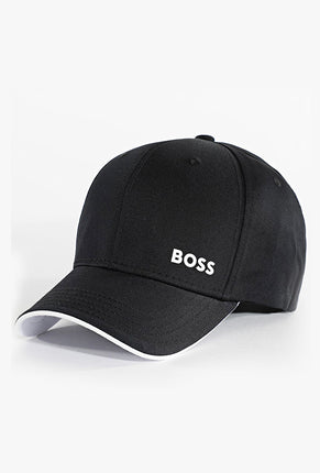 Front image of Bold cap in black, by brand Boss