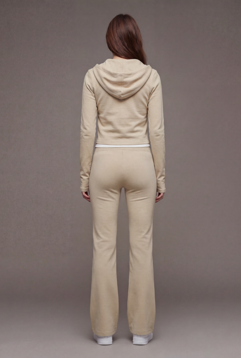 Back image of Deepstar kayla pants in taupe, by brand Deep star