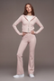 Front image of Deepstar kayla zip jacket in pink, by brand Deep star
