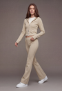 Image of DEEPSTAR KAYLA ZIP JACKET in taupe, by brand DEEP STAR