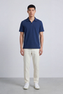 Image of DEEP LEROY POLO in navy, by brand DEEP