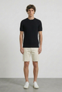 Image of DEEP REX CREW NECK RIB KNIT in black, by brand DEEP