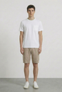 Image of DEEP RONAN ROUND NECK TSHIRT in white, by brand DEEP