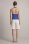 Back image of the Deepstar coral halterneck top in blue, by brand Deep star