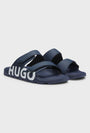 Image of HUGO EVANDER SANDAL in navy, by brand HUGO