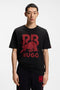 Front image of a model wearing Dlix rb t in black, by brand Hugo