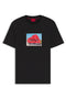 Front image of the Dostino t in black, by brand Hugo