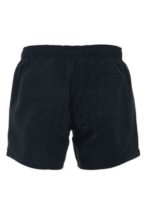 Back image of the Mavi swimshorts in black, by brand Hugo