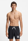 Image of PAOLO SWIMSHORTS in black, by brand HUGO