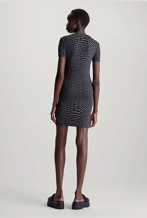 CALVIN KLEIN AOP DRESS