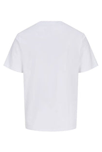 Back image of the Breeze branded ss tee in white, by brand Jack&jones