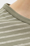 Front image of the Daytona striped shortsleeve tee in khaki, by brand Jack&jones
