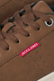 Front image of the Jack and jones hastings pu sneaker in brown, by brand Jack&jones