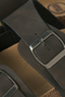Front image of the Malmo sandal in brown, by brand Jack&jones