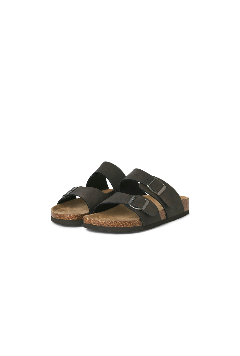 Front image of Malmo sandal in brown, by brand Jack&jones