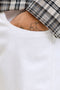 Front detail image of the Rick original shorts in white, by brand Jack&jones