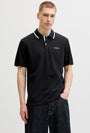Image of BLAZE S/S POLO in black, by brand JACK&JONES
