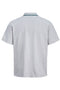 Back image of the Blaze s/s polo in grey, by brand Jack&jones