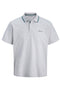Front image of Blaze s/s polo in grey, by brand Jack&jones