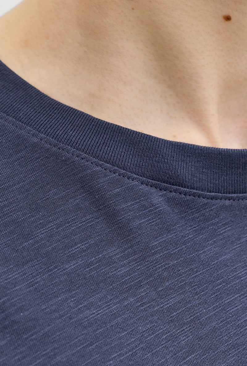 Detail image of Montauk aop pocket tee in navy, by brand Jack&jones