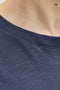 Detail image of the Montauk aop pocket tee in navy, by brand Jack&jones