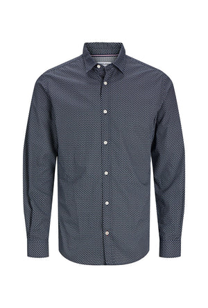 JACK AND JONES MATHEO PRINT DETAIL SHIRT