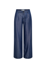 Image of JASPER HIGH WAIST WIDE PANTS in dark denim, by brand JACQUELINE DE YONG
