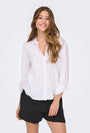Image of CAYA LINEN LOOSE L/S SHIRT in white, by brand JACQUELINE DE YONG