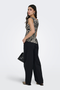 Back image of the Debbie sleeveless top in black, by brand Jacqueline de yong