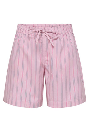 Front image of Mio mw shorts in pink, by brand Jacqueline de yong