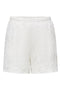 Front image of the Nulle life shorts in off white, by brand Jacqueline de yong