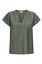 Front image of Jdy pepper s/s top in olive, by brand Jacqueline de yong