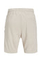 Back image of the Gordon bradley sweat shorts in stone, by brand Jack&jones