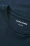 Detail image of the Matheo s/s tee in navy, by brand Jack&jones