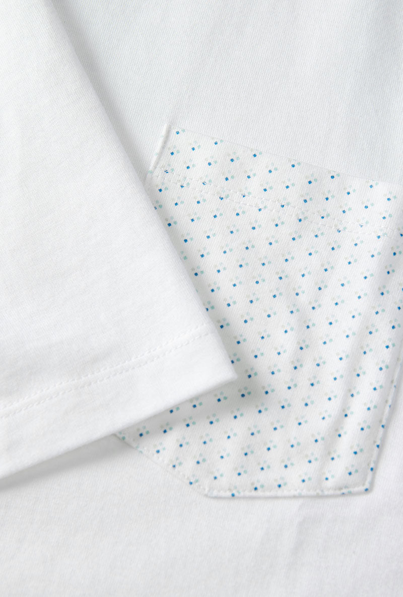 Detail image of Matheo s/s tee in white, by brand Jack&jones