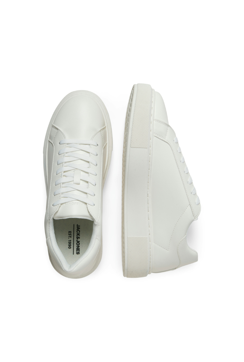 Front image  of Jack and jones aspire cupsole sneaker in white, by brand Jack&jones