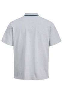 Back image of the Blaze s/s polo in grey, by brand Jack&jones
