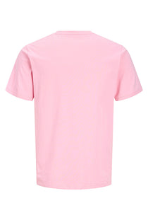 Back image of the Blaze vneck tshirt in pink, by brand Jack&jones