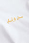 Front image of the Blaze vneck tshirt in white, by brand Jack&jones