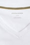 Front image of the Blaze vneck tshirt in white, by brand Jack&jones