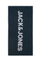 Front image of Logo beach towel in navy, by brand Jack&jones