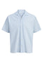 Front image of the Milo seersucker resort shirt in light blue, by brand Jack&jones