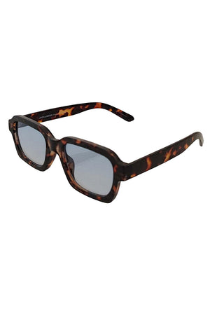 Side image of the Avey sunglasses in brown, by brand Jack&jones