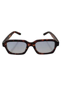 Front image of the Avey sunglasses in brown, by brand Jack&jones