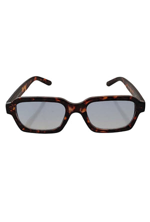 Front image of the Avey sunglasses in brown, by brand Jack&jones