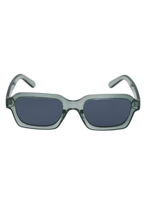 Front image of the Avey sunglasses in green, by brand Jack&jones