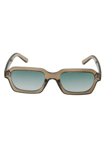 Front image of the Avey sunglasses in light brown, by brand Jack&jones