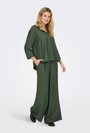 Image of JDY PEPPER PALAZZO PANTS in olive, by brand JACQUELINE DE YONG